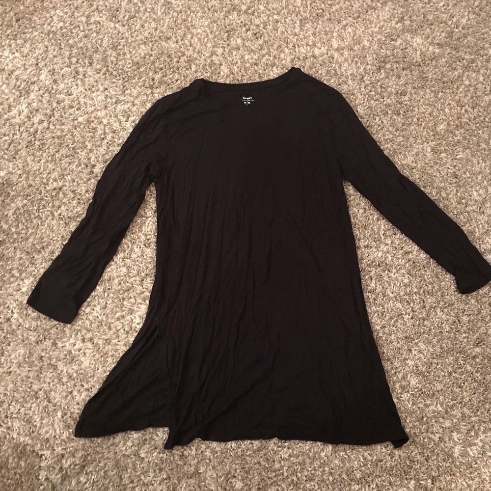 Old Navy long sleeve black tunic
